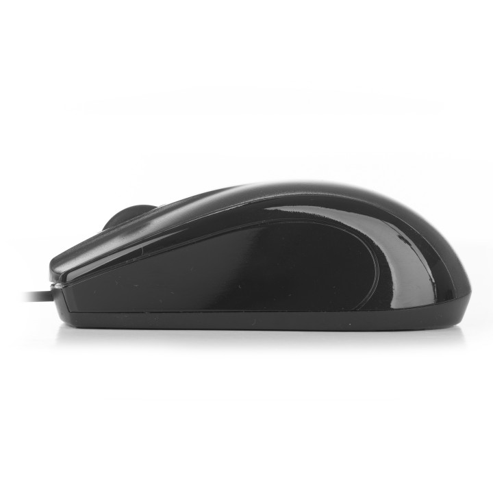 Ratón NGS Óptico USB-A 800dpi Negro (MIST)