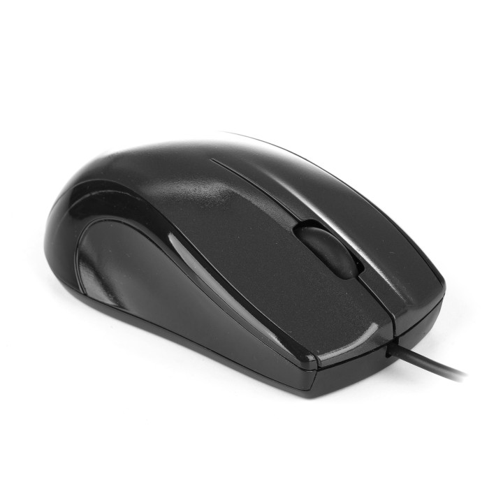 Ratón NGS Óptico USB-A 800dpi Negro (MIST)