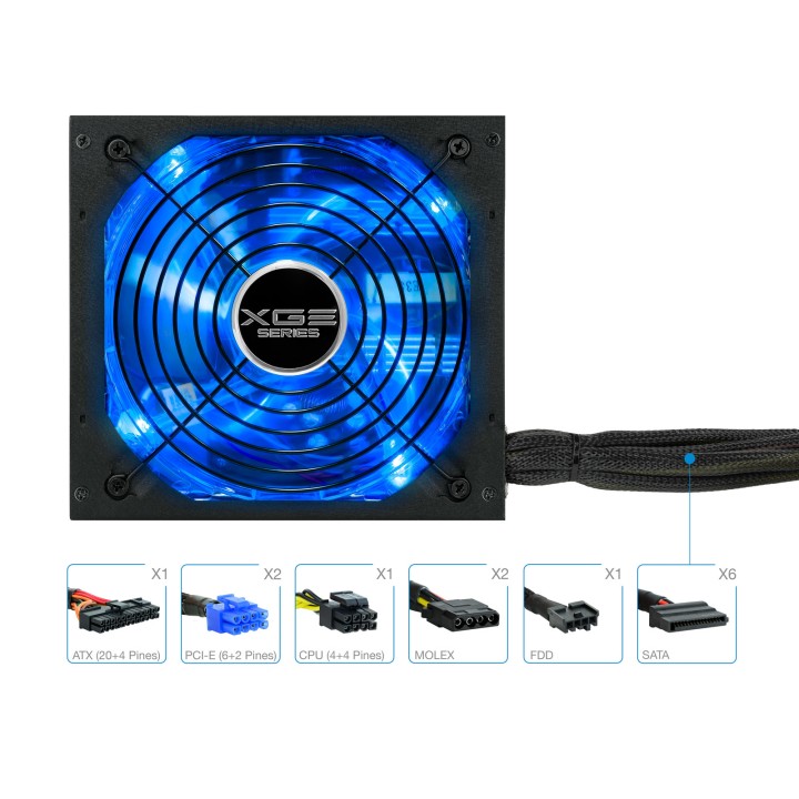 Fuente Gaming TooQ 700W ATX 80+ Bronze (TQXGEII-700SAP)