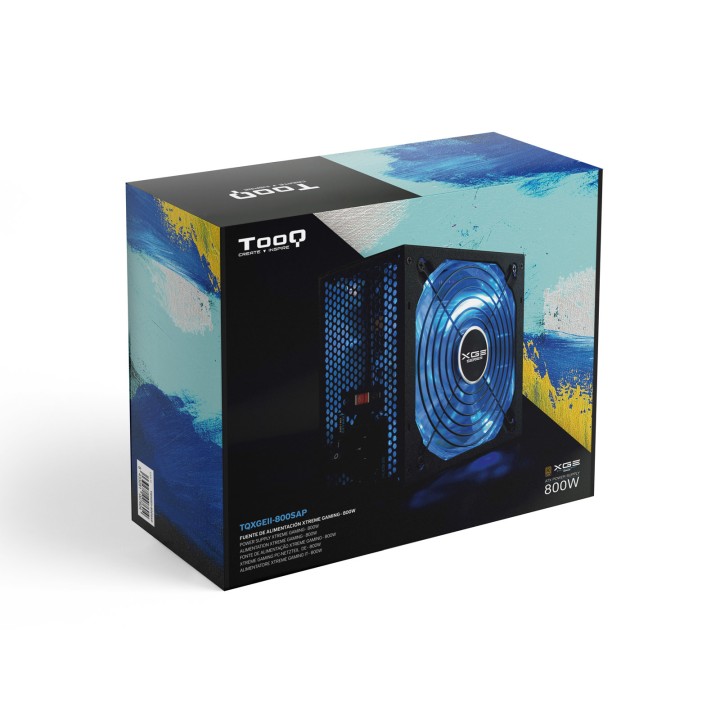 Fuente Gaming TooQ 800W ATX 80+ Bronze (TQXGEII-800SAP)