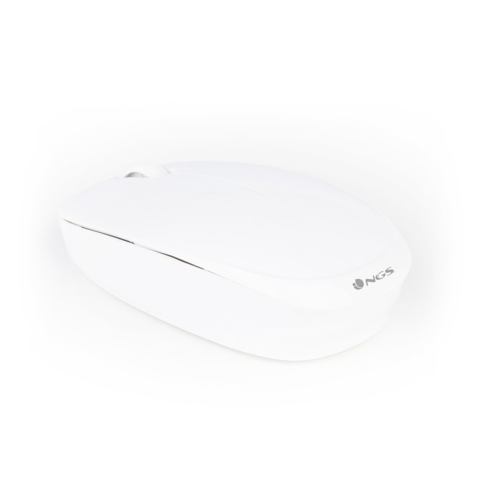 Ratón NGS Óptico Wireless RF 1200dpi Blanco (FOG WHITE)