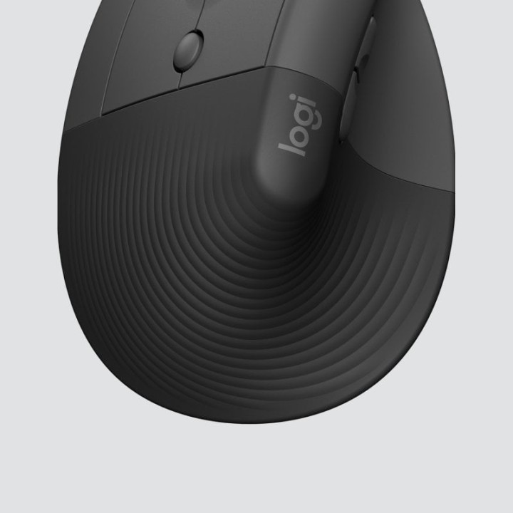 Logitech Lift for Business Ratón Ergonómico Bluetooth 4000 DPI Grafito