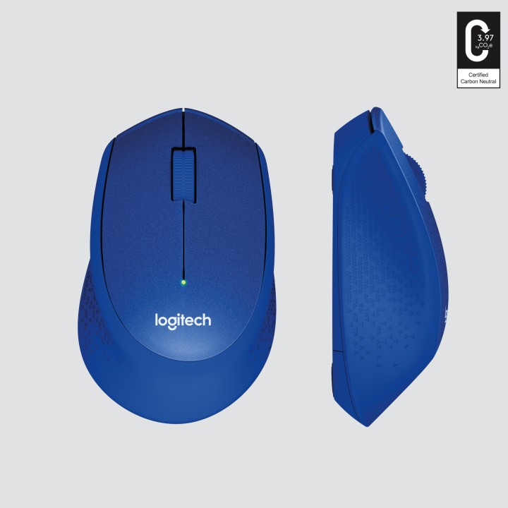 Ratón LOGITECH M330 Silent RF Azul (910-004910)
