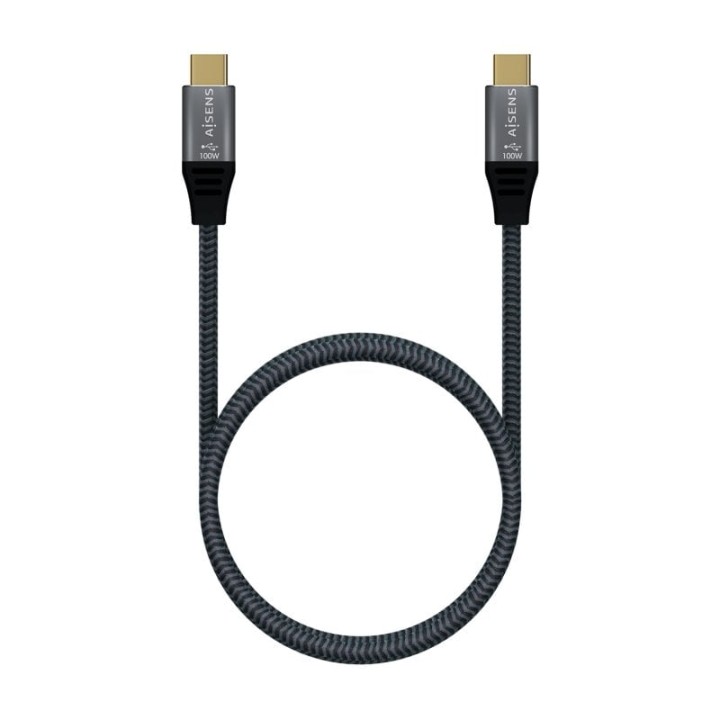 Aisens Cable USB-C Macho/Macho 1m Gris