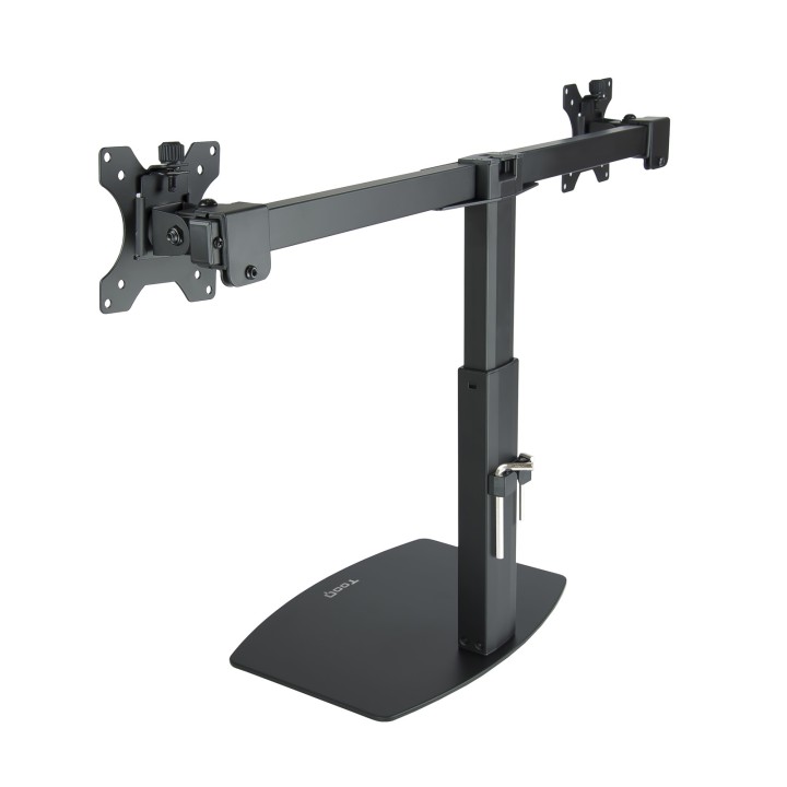 Soporte Mesa TooQ 17"-27" Gira/Inclina 6Kg (DB1727TN-B)