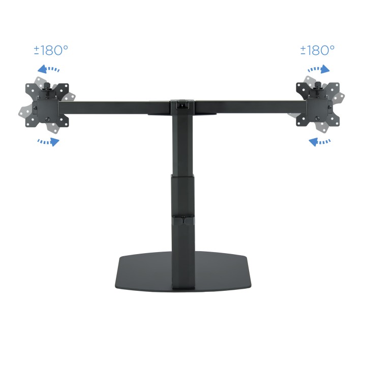 Soporte Mesa TooQ 17"-27" Gira/Inclina 6Kg (DB1727TN-B)