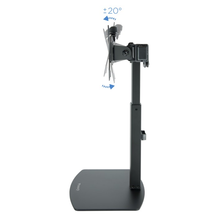 Soporte Mesa TooQ 17"-27" Gira/Inclina 6Kg (DB1727TN-B)