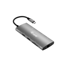 Adaptador EQUIP Usb-C 9en1 Usb HDMI RJ45 (EQ133490)