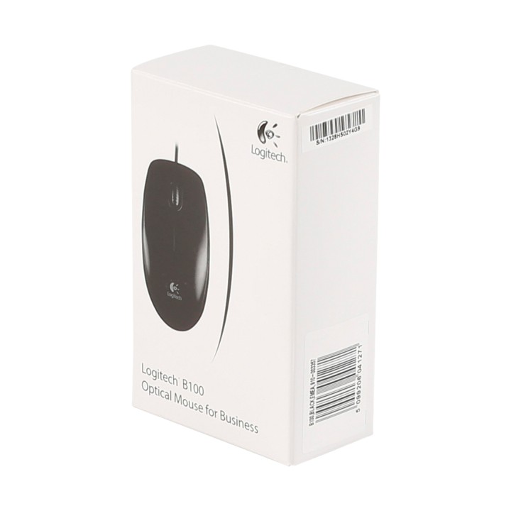 Ratón LOGITECH Optical B100 USB OEM Negro (910-003357)