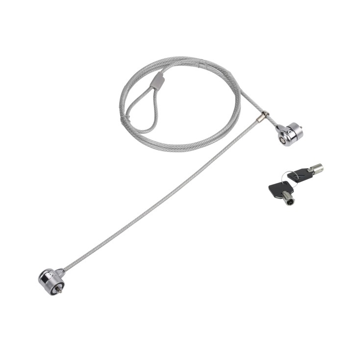 Cable Seguridad CONCEPTRONIC 1.5m 2 Llaves(CNBSLOCK15T)