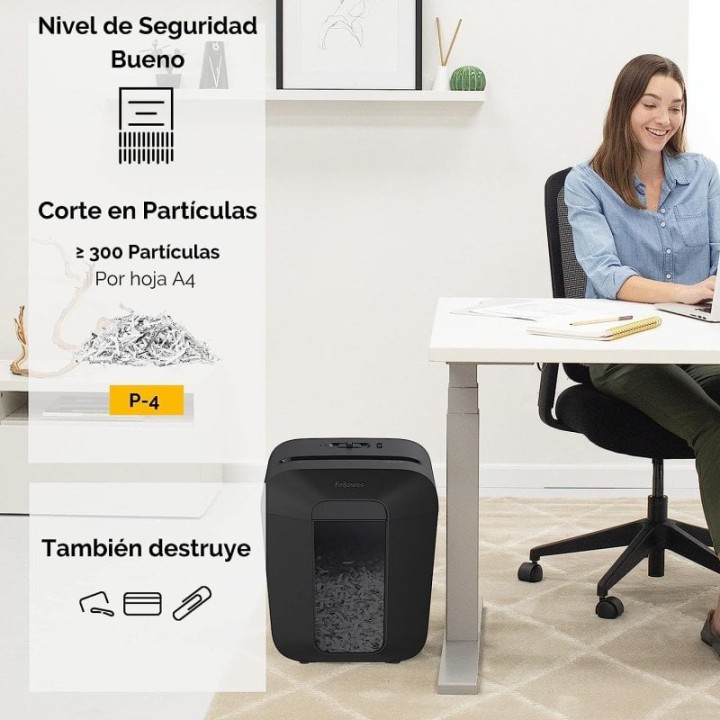 Fellowes Powershred LX50 Destructora de Papel Corte en Partículas 17L