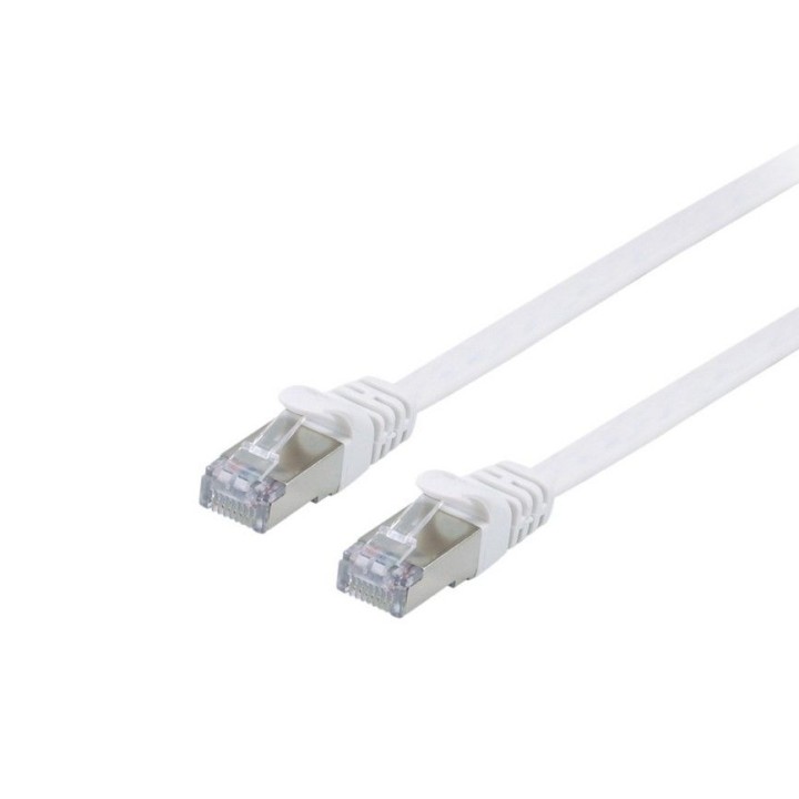 Cable EQUIP RJ45 Cat.6a U/FTP 3m Blanco (EQ607612)