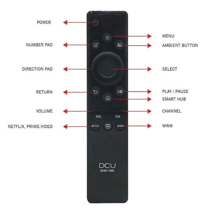 DCU Mando a Distancia Universal para Televisores Samsung Smart LCD/LED