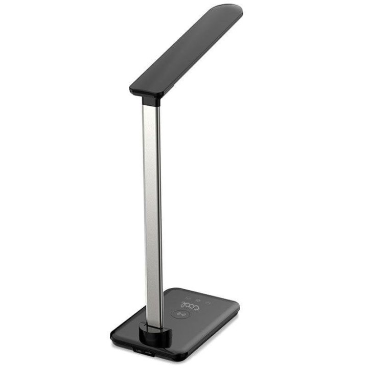 Lámpara Cool Fold LED con Base de Carga Inalámbrica Qi Negro