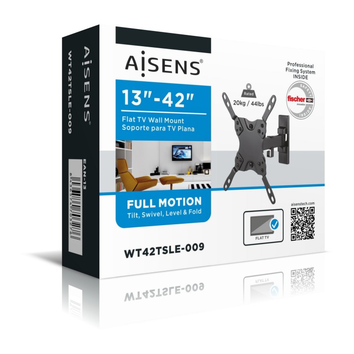 Soporte Pared AISENS 13-42" Gira/Inclina (WT42TSLE-009)