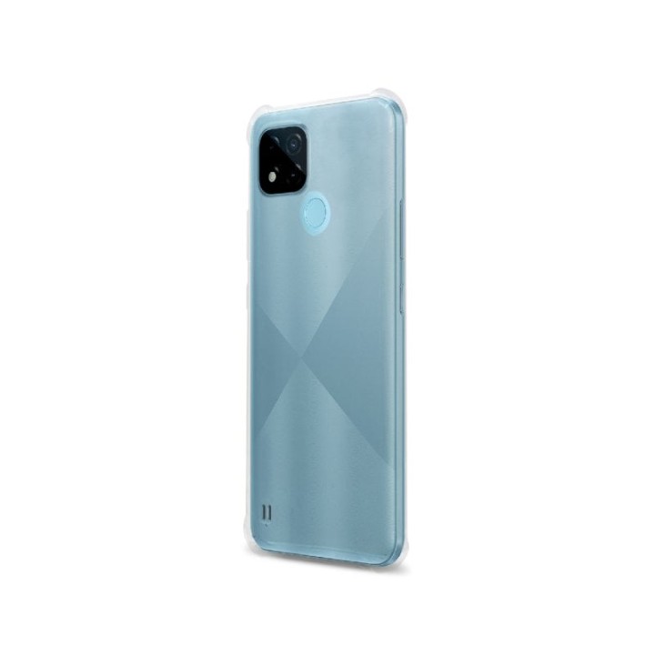 PcCom Essential Funda Antishock Transparente para Realme C21