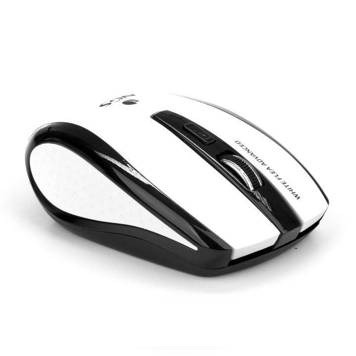 Ratón NGS Óptico RF 1600dpi Blanco (FLEA ADVANCE WHITE)