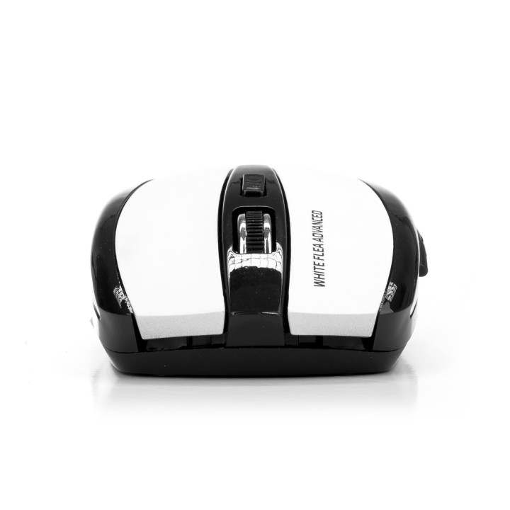 Ratón NGS Óptico RF 1600dpi Blanco (FLEA ADVANCE WHITE)