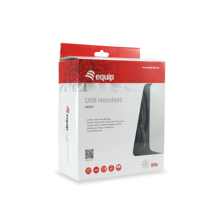 Auric+Micro EQUIP Life USB-A Negros/Blancos (EQ245301)