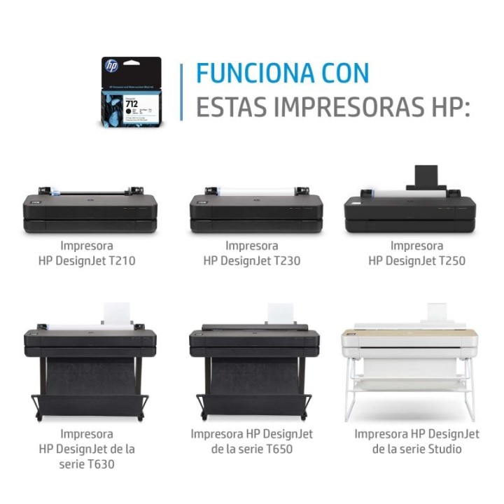 Cartucho de Tinta Original HP 712 DesignJet Magenta