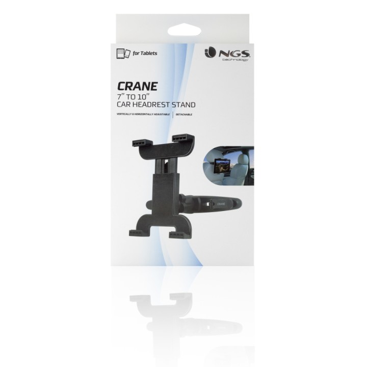 Soporte NGS Coche Tablet 7"-10" Negro (CRANE)