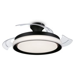 Ventilador Techo Philips + Plafón Negro (929004081701)