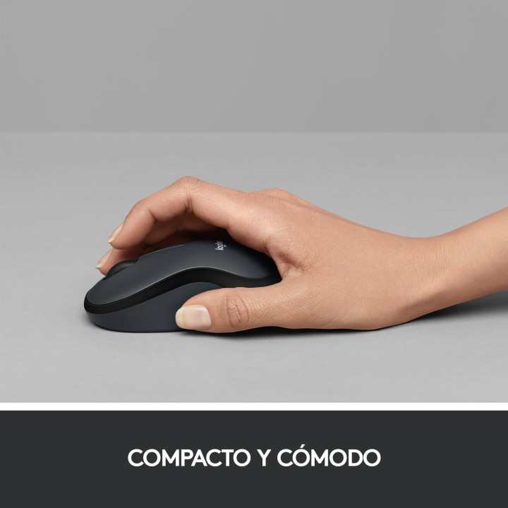 Ratón LOGITECH M220 Óptico 1000dpi Negro (910-004878)