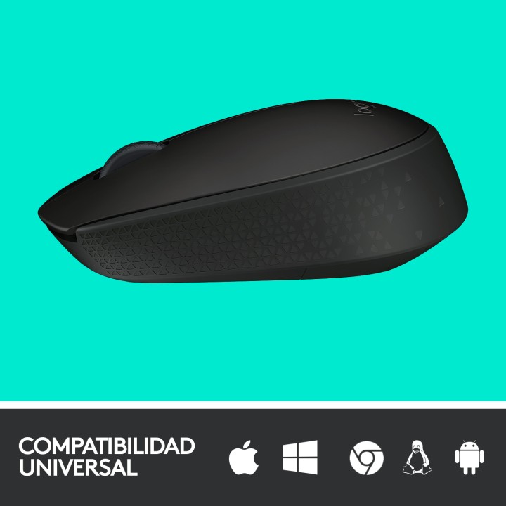 Ratón LOGITECH M171 Wireless 1000dpi Negro (910-004424)