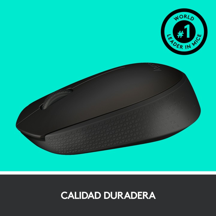 Ratón LOGITECH M171 Wireless 1000dpi Negro (910-004424)