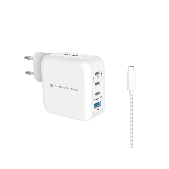 Cargador de Pared CONCEPTRONIC USB-A/C 100W (ALTHEA18W)