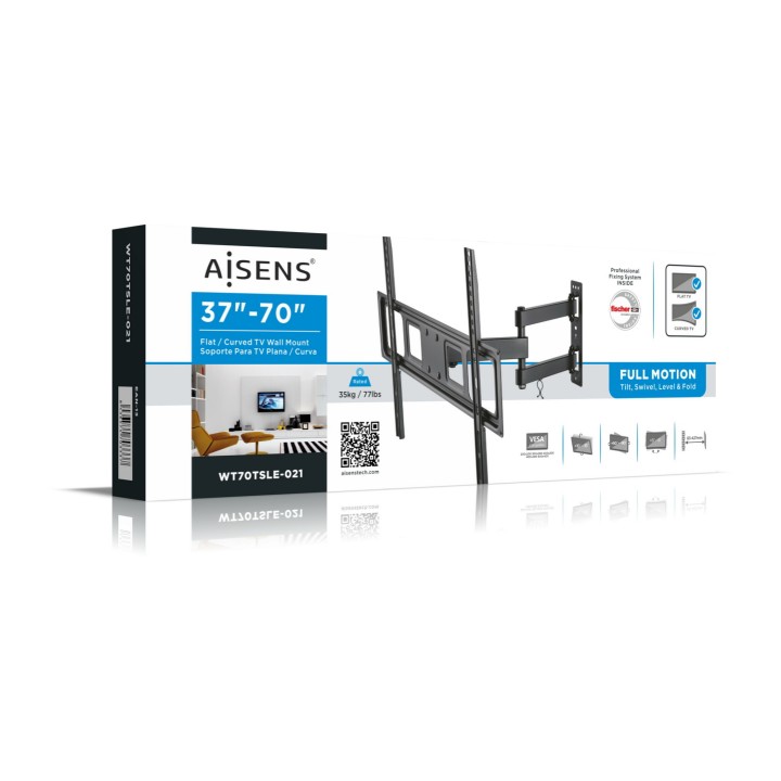 Soporte Pared AISENS 37-70" Gira/Inclina (WT70TSLE-021)