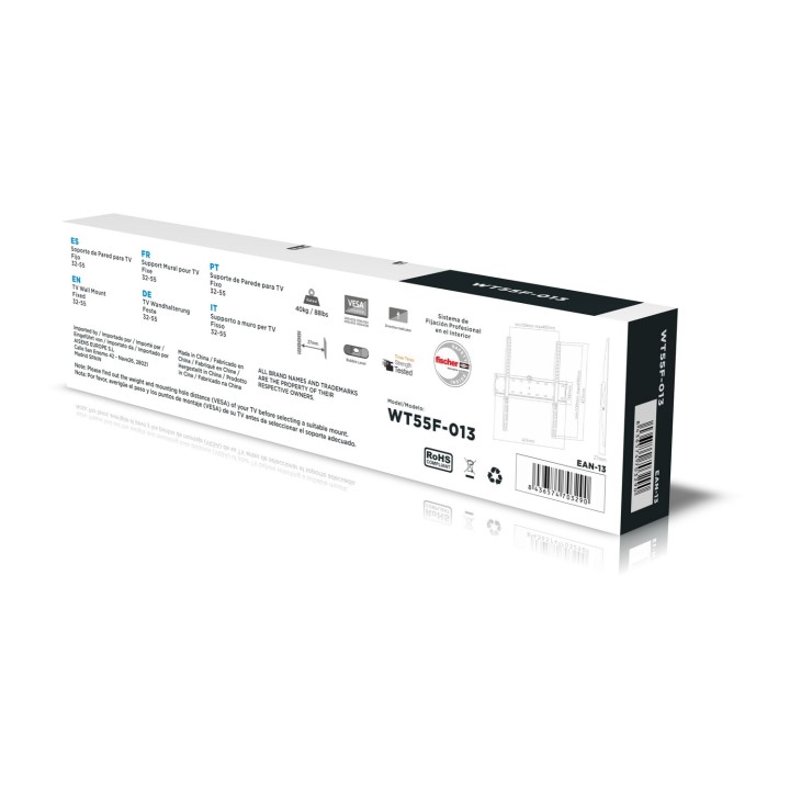Soporte de Pared AISENS Fijo 32"-55" 40Kg (WT55F-013)