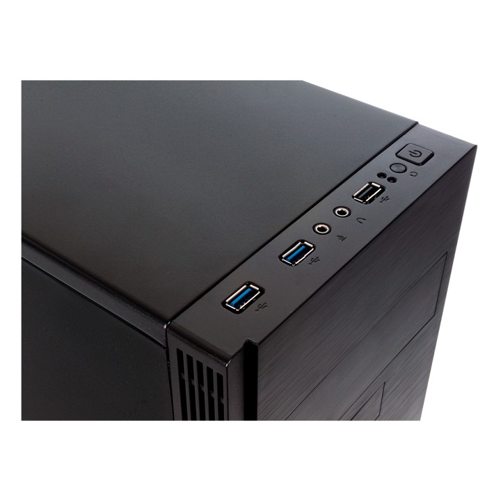 Caja Unyka Grey Rain Evo 500W mATX Negra (52088)
