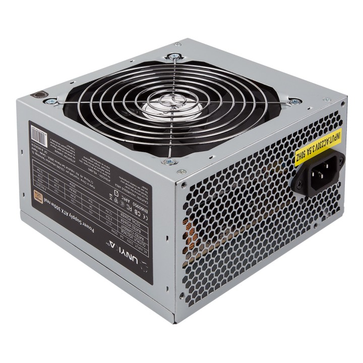 Fuente UNYKA ATX 300W 85% 120mm Plata (52011)