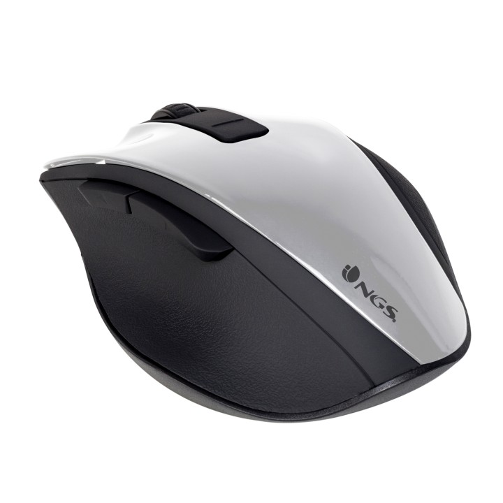 Ratón NGS Óptico Wireless RF 1600dpi Blanco (BOWWHITE)