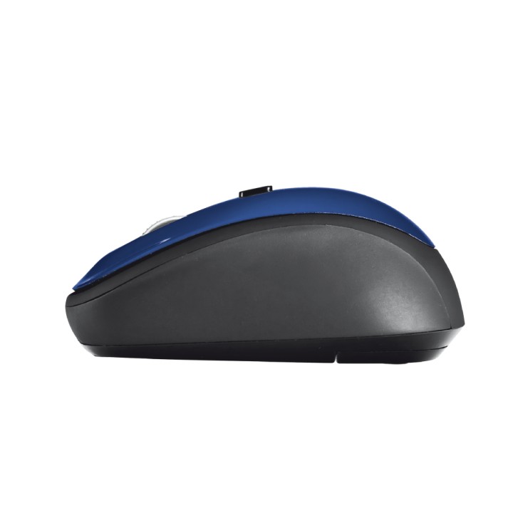 Ratón Trust Yvi Óptico Wireless RF 1600dpi Azul (19663)