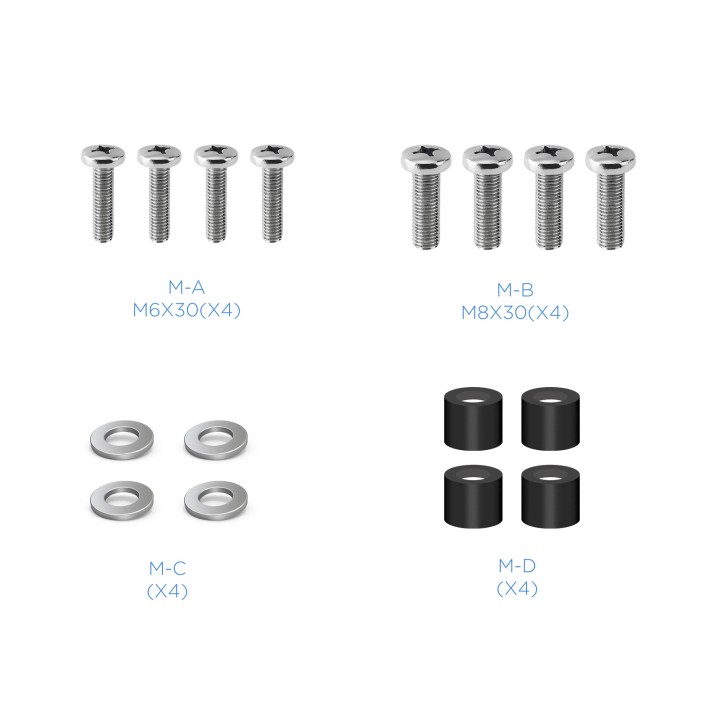 Soporte Pared TOOQ 37"-70" Máx. 40Kg Negro (LP4170F-B)