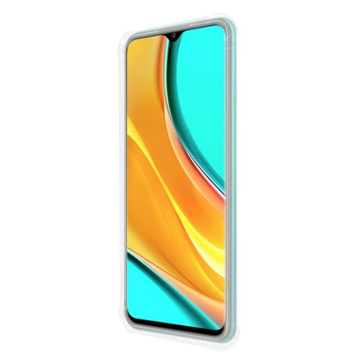PcCom Essential Funda Antishock Transparente para Xiaomi Redmi 9