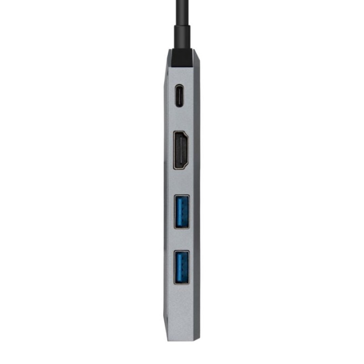 Aisens Docking USB-C 3.2 5 en 1 Multipuerto Gris