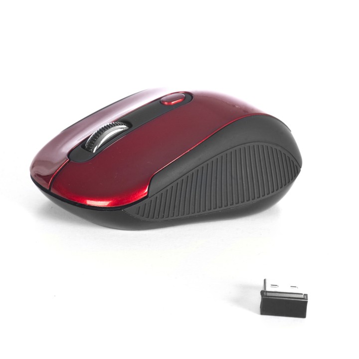Ratón NGS Óptico Wireless RF 1600dpi Rojo (HAZE RED)