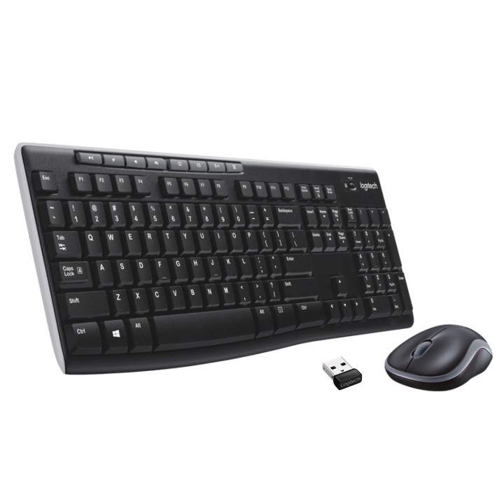 T+Ratón LOGITECH MK270 Wireless Negro (920-004513)