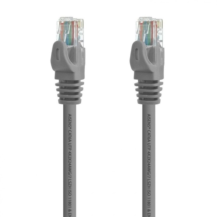 Aisens Cable de Red RJ45 LSZH Cat.6A UTP 25cm Gris