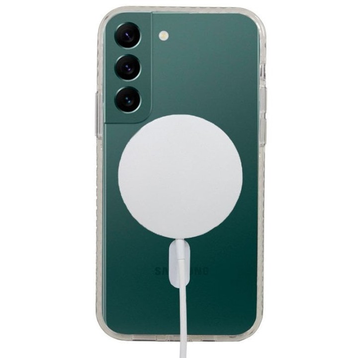 Cool Carcasa Magnética Transparente para Samsung S906 Galaxy S22 Plus