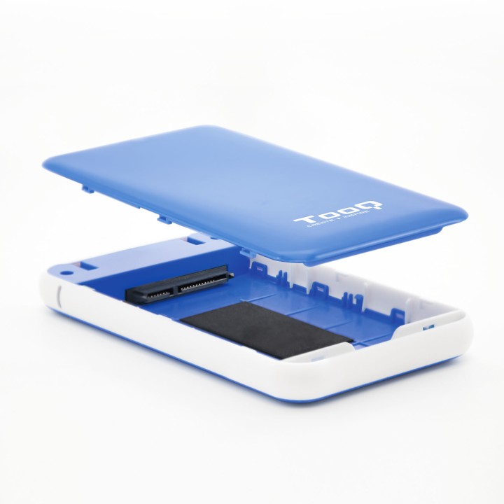 Caja TOOQ HDD 2.5" SATA USB 3.0 Azul (TQE-2528BL)