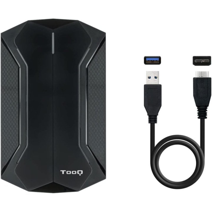 TooQ TQE-2599RGB Carcasa Externa Gaming para Discos SSD/HDD 2.5" USB 3.1 LED