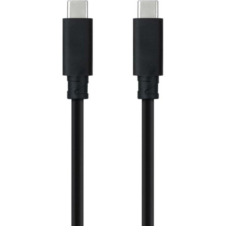 Cable USB-C Nanocable 10.01.4101-L150 1,5 m 10Gbps 100W Negro