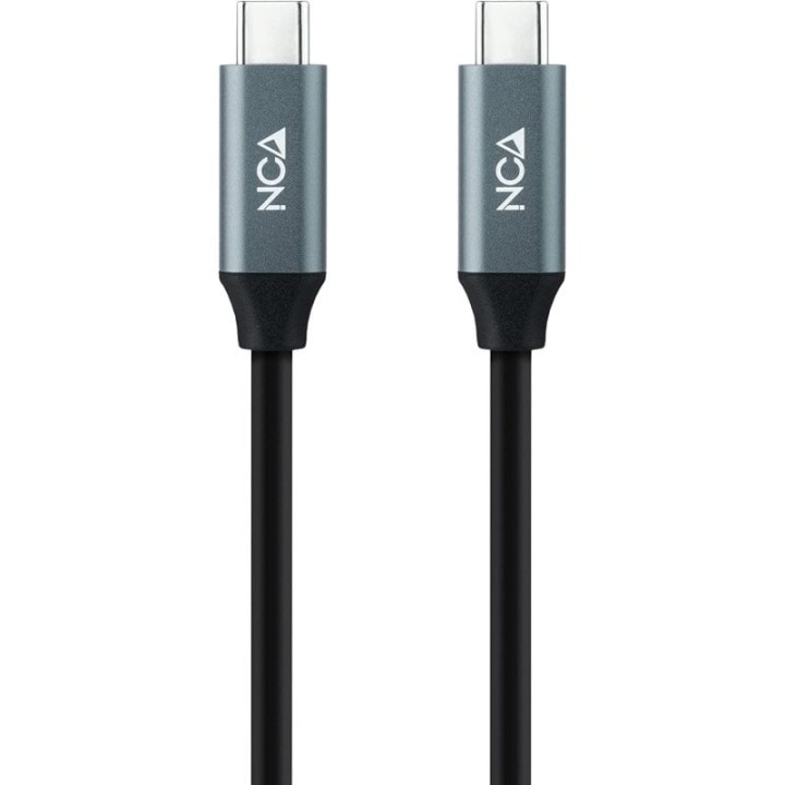 Nanocable Cable USB-C 3.2 Macho/Macho 2m Gris/Negro