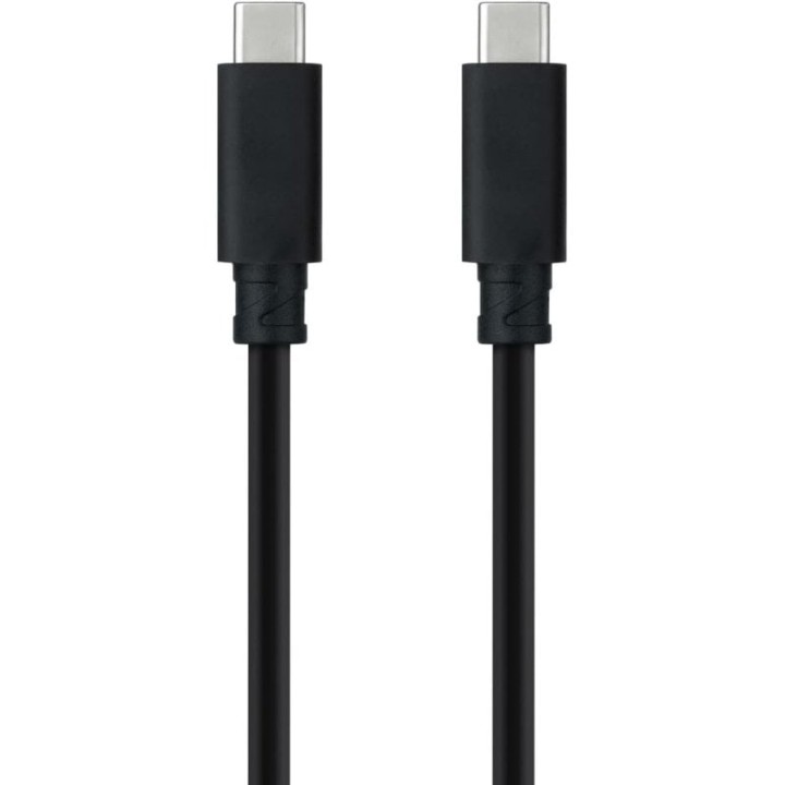 Nanocable Cable USB-C 3.1 Macho/Macho 2m Negro