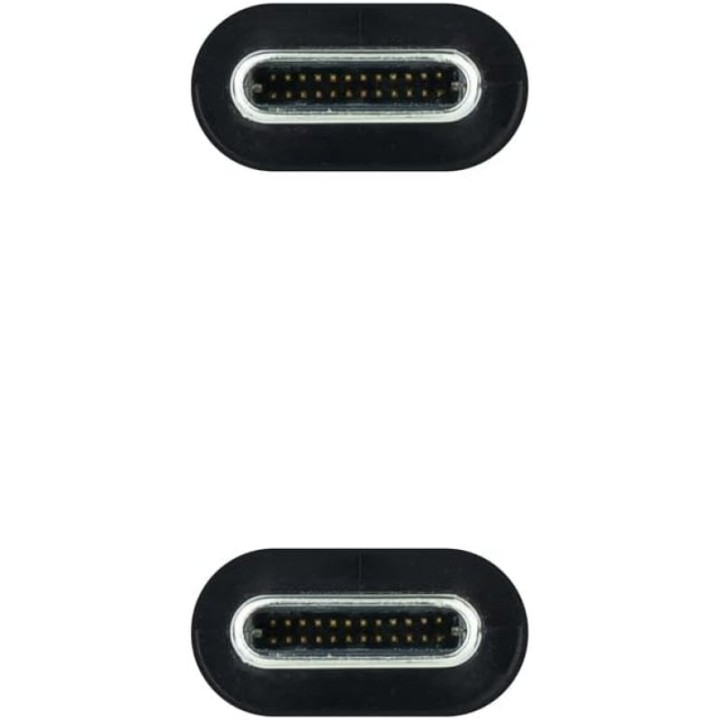 Nanocable Cable USB-C 3.1 Macho/Macho 2m Negro