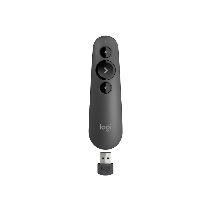 Presenter LOGITECH R500 Láser RF/BT Grafito(910-005843)